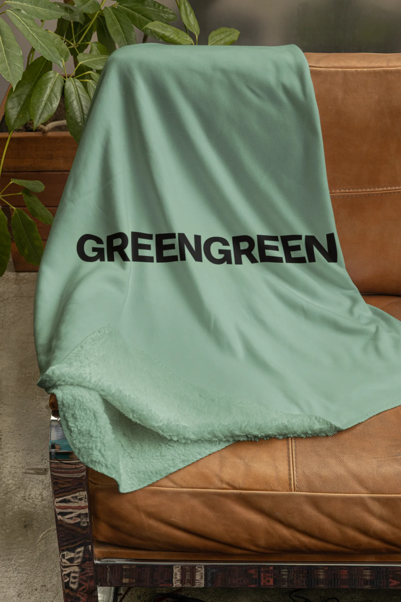 Cortis GreenGreen Wordmark Blanket